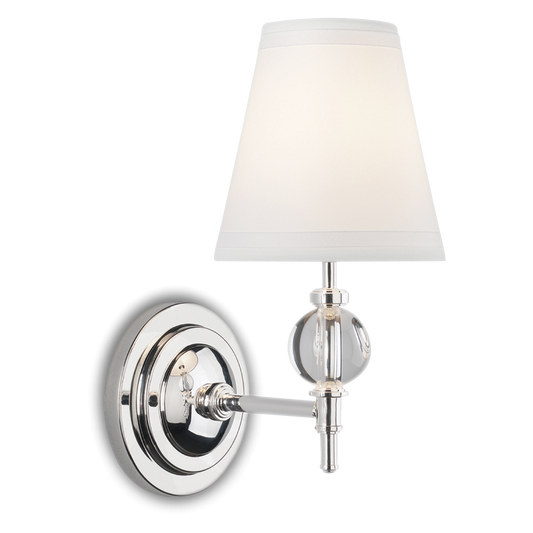Applique boule de cristal - Argent